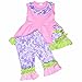 Unique Baby Girls Damask Easter Bunny Easter Outfit