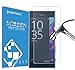 [Full Coverage] SUPTMAX Sony Xperia XZ Screen Protector, Xperia XZ Glass Screen Protector Scratch-resistant Tempered Glass Screen Protector for Xperia XZ (Clear)