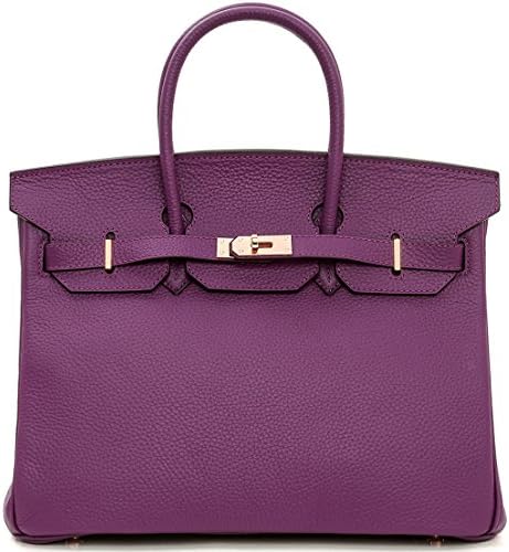 Macton Padlock Genuine Leather Handbag YMC-1329