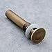 Beelee Bathroom Faucet Vanity Sink Pop Up Drain Stopper with Overflow, Antique Brass Finished