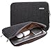 KAYOND Herringbone Woollen Water-Resistant for 15-15.6 Inch Laptop Sleeve Case Bag (15-15.6 Inches, Black)