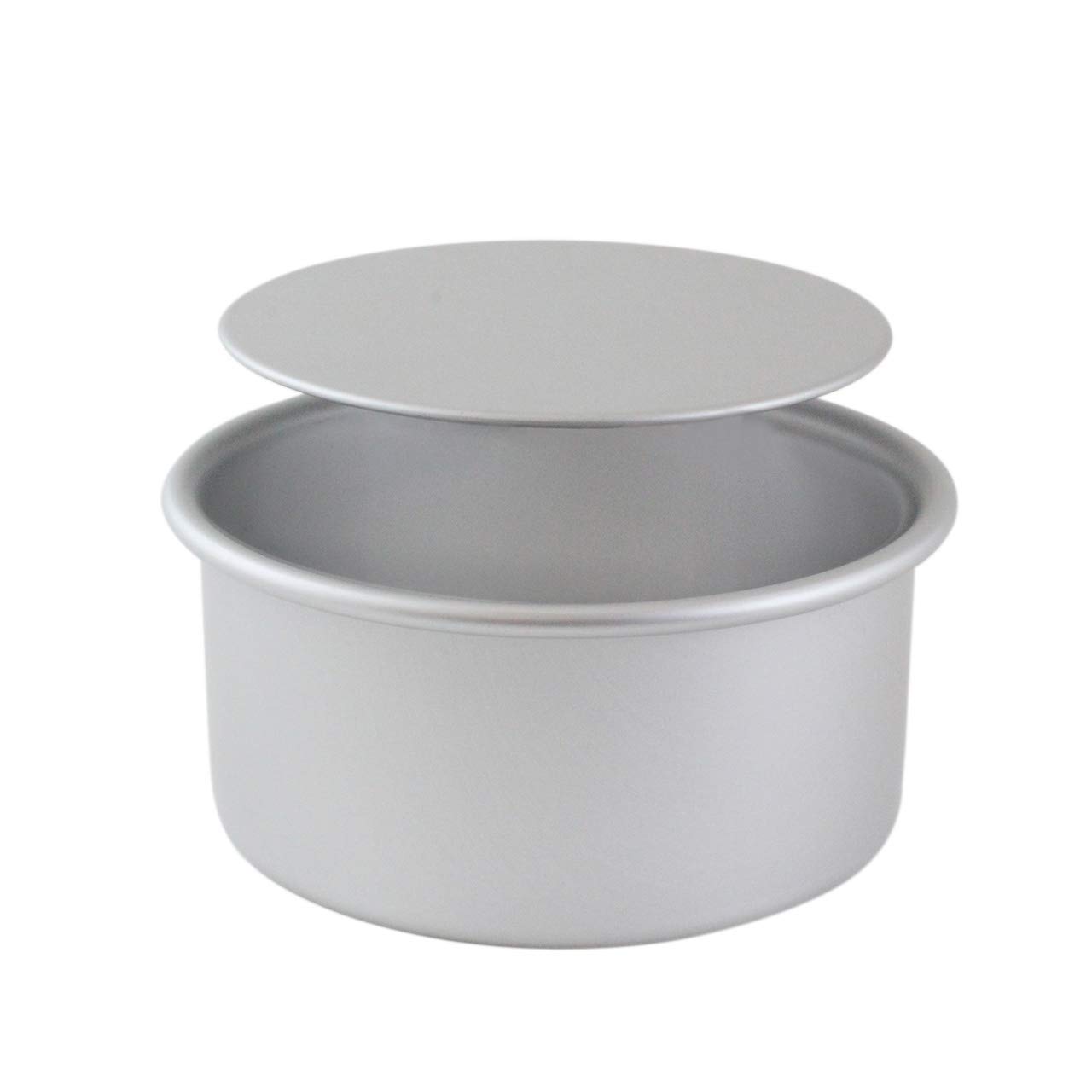 PME LBR123 Anodised Aluminium 3 inch Deep Round Cake Tin With Loose Base, 12" (305mm), Silver