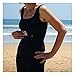 Clever Travel Companion Womens Tank Top with 1 Hidden Zipper Pocket, 100% Pickpocket Proof Holiday Tour Sleeveless Tee Shirt (Black, Small)