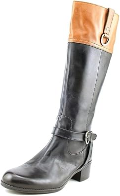 womens black riding boots size 10