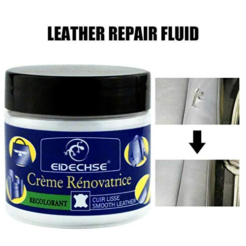 Uplord Reconditioning Leather Cream - Used to Repair The Damage of The Car Seat Leather, The Scratches of The Props,Fill The Gap,Color Repair Paste (4 x Repair Cream)