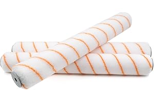 ROLLINGDOG 18" Paint Roller Sleeves - Largr Polyester Roller Covers for Ceiling,Wall,Floor,Decks Painting (Pack of 3)