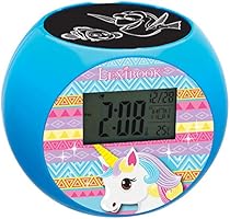 Lexibook Unicorn Reloj despertador proyector, efectos de sonido ...