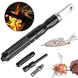 Ardorlove Carbon Steel Fire Striker Emergency Starter – High Carbon Steel Striker Kit – Flint Fire Starter – Primitive Fire Starter for Outdoor Camping