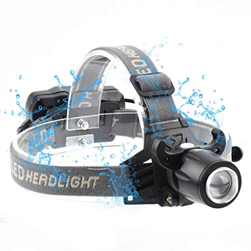 CapsA LED Headlamp Flashlight Cap Clip Light Mini USB Charging Headlight Great for Running Camping Hiking Fishing Outdoors Lightweight Comfortable Headlight (Black)