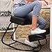 Sleekform Ergonomic Kneeling Chair - Rocking Desk Stool for Comfortable Home Office Posture Support - Metal, Heavy Duty, Easy to Clean Cushions