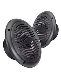 Magnadyne WR65B Altavoces impermeables de 6 pulgadas y 1 2 pulgada con parrilla   marco integrados (se venden como un par en negro)
