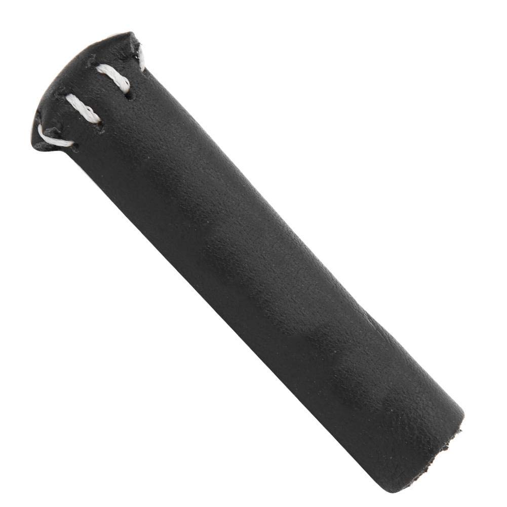 Naroote Snooker Cue Tip Cover, Snooker Accessories Pool Cue Tip Cover Leather Snooker Cue Tip Cover, Athlete(black)