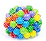 100 Wonder Playball Non-Toxic Crush Proof Quality Balls w/ Mesh Tote