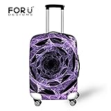 FOR U DESIGNS 18/20/24/28 Inch Stylish Spandex Outdoor Travel Luggage Cover