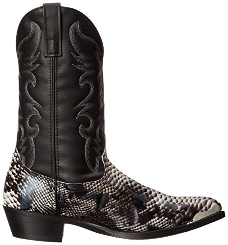 Laredo Men's 68067 Monty Western Boot,Black / White,12 XW US