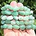 Zenergy Gems CHARGED Green Aventurine Crystal Bracelet Tumble Polished Stretchy (GAIN CREATIVITY, COURAGE, INDEPENDENCE, PROSPERITY - BALANCES EMOTIONS) [REIKI] (Freeform Nugget)