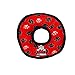 TUFFY - World's Tuffest Soft Dog Toy -Jr Ring- Red -Squeakers-Multiple Layers.Made Durable, Strong & Tough.Interactive Play(Tug, Toss & Fetch).Machine Washable & Floats
