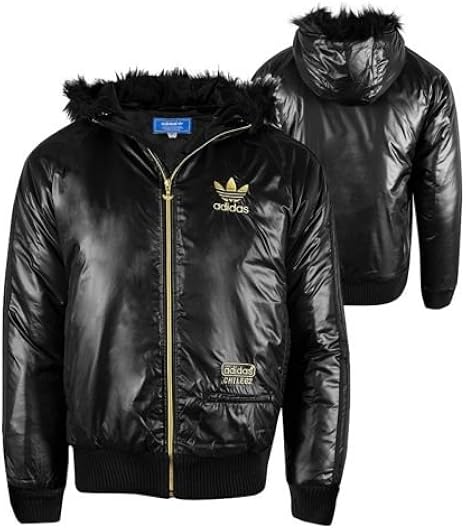 adidas black nylon bomber jacket