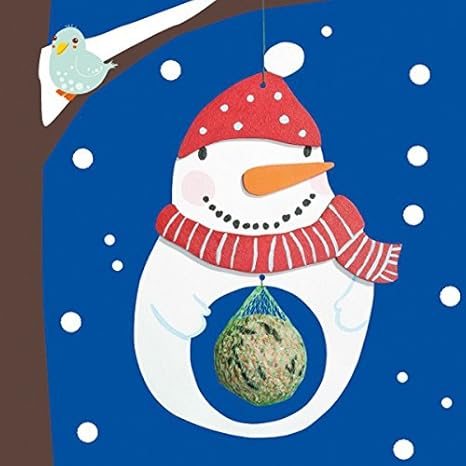 Matches21 Schneemann Meisenknodelhalter Holz Laubsagevorlage Din A4 Fur Kinder Zum Aussagen Laubsage Vorlage