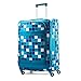 American Tourister Ilite Max Softside Spinner 25, Light Blue Checks