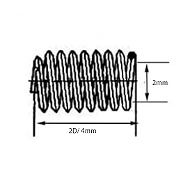 M2 x 0.4mm x 2D Helicoil Wire Inner Thread