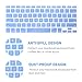 iCasso 3 Pack Keyboard Cover Ultra Thin Silicone Skin for MacBook Pro 13 Inch,15 Inch,17 Inch(W/Out Retina Display,2015 Or Older Version) MacBook Air 13 Inch-SerenityBlue/Pink/Gradient