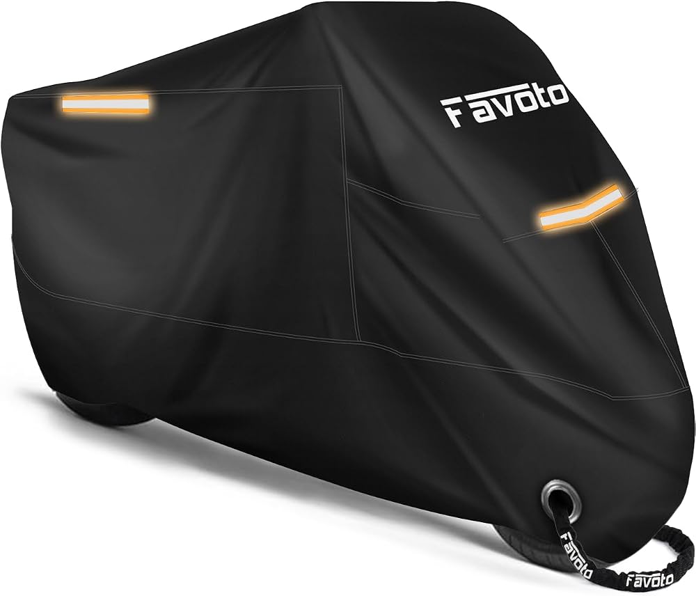 Favoto Waterproof Motorbike Cover XXL 245x105x125 cm Oxford Dustproof
