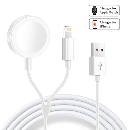 Amazon.com: Cargador 2 en 1 para reloj, VOKOO 2 en 1, cable ...