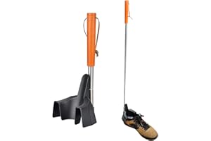 HEALVALUEFIT Healvlauefit 31" Shoe Horn Long Handle for Seniors, Extended Foot Shoe Funnel, Shoe Assist Device for Sneakers, Soft Shoes