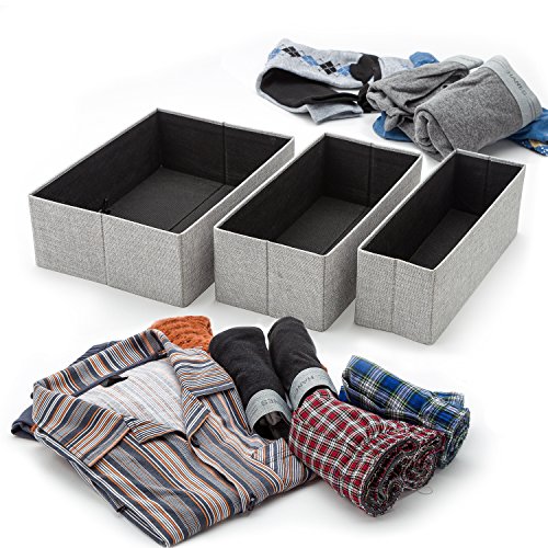 Creative Scents Underwear Drawer Organizer Divider Set of 3 Strong