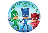 PJ Masks Catboy Owlette Gekko Cake Image