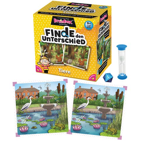 Brain Box 94917, Finde den Unterschied, Tiere, Lernspiel, Suchspiel für Kinder ab 6 Jahren – Bild 2