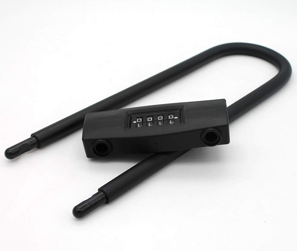 4 Digit U Lock Motorcycle Lock/Bike Lock, Resettable Combination U Lock/D Lock for Bicycles/Gate Lock - Image 3