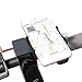GUB Bicycle & Motorcycle Phone Mount, Aluminum Alloy Universal Bike Handlebar Phone Mount Holder Adjustable Compatible with iPhone X XR Xs 7s 8 Plus,Compatible with SamsungS9/S8/Note5/4 (Black)