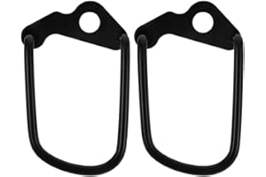 ORFOFE 2pcs Rear Derailleur Hanger Protectors for Mountain Bikes Lightweight Iron Chain Guard Easy