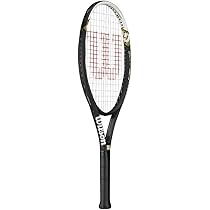 Wilson Hyper Hammer 5.3 Strung Tennis Racket (Black/White, 4