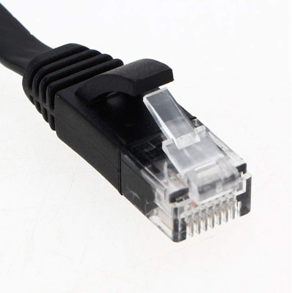 XIAOXIN Cat 6 Ethernet Cable, Gold-plated Cat6 Flat Cable Pure Copper Six Rj45 Interface Jumper-20M