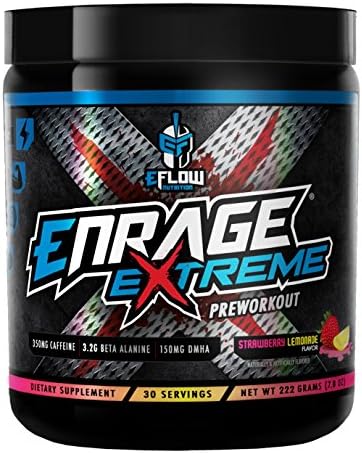 ENRAGE EXTREME PRE WORKOUT - High Stim (Strawberry Lemonade)