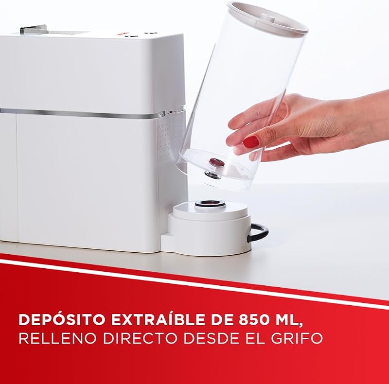 Máquina de café espresso Coffea S15W, compatível com cápsulas E.S.E. de 44 mm, depósito de 0,85 L, pressão da bomba de 19 bar, cor branca