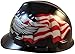 MSA V-Gard Cap Style Patriotic Hard Hat American Pride Eagle cap style hard hats - One Touch Suspension