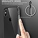 iPhone X Case, ELV iPhone X / iPhone 10 Clear Case [Scratch Resistant] Transparent Clear Slim Full Body Shockproof Protective Case Cover for Apple iPhone X / iPhone - SMOKE