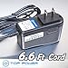 T-Power (6.6ft Long Cable) Ac Dc adapter for MAXSA Innovations 37310 37312W 37312 37314-CL 37314-W-RS Park Right Garage Laser Park ( Single & Dual Lasers ) Charger Power Supply Cord