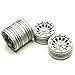 RCLIONS Aluminum 1.9inch RC Beadlock Wheels Rims for 1/10th Axial SCX10 D90 RC Crawler Car-Pack of 4pcs