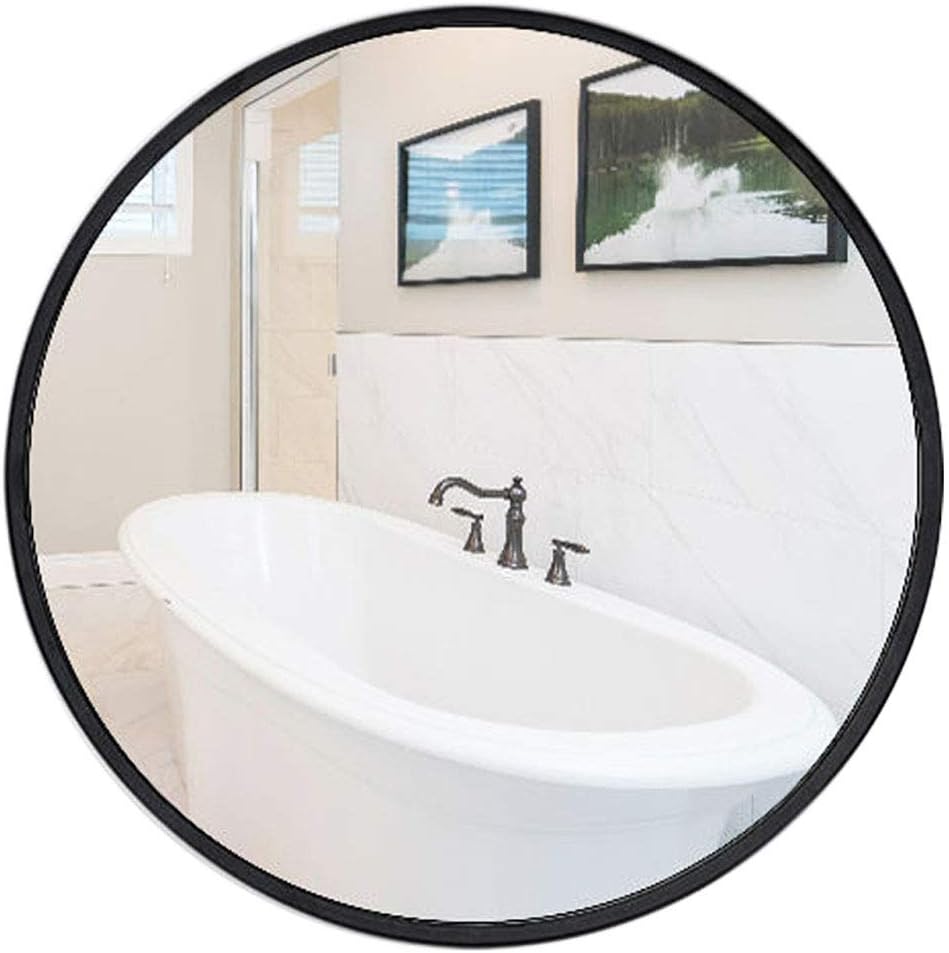 Wrought Iron Round Environmentally Friendly And Durable Border Toilet Bathroom Decoration Hd Round Mirror Used For Makeup Shaving Vanity Is Clean Amazon Ca Home Kitchen