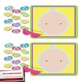 Pin The Pacifier Baby Shower Game (2 Pack)