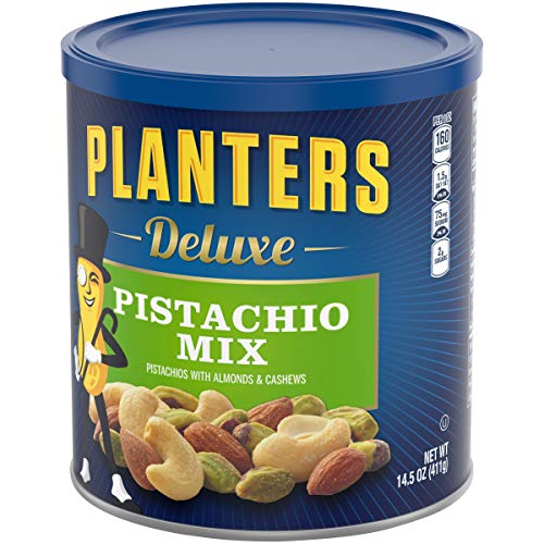 4 Planters+Deluxe+Pistachio+Salted+Canister