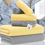 Towels for Bathroom, Bath Towels with Hanging Loop