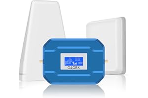 GAGBK 2024 Lasted Cell Phone Signal Booster on Band 2/4/5/12/13/17/25/66 for 5G Cell Phone Booster Cell Signal Booster Cellphone Signal Booster Cellular Extender Up to 5500sqft for All U.S.Carriers-Blue