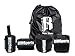 RIMSports Wrist Wrap - Leg Wrap Combo by Best Knee Support for Squats - Ideal Wrist Straps for Weightlifting - Preferred Weightlifting Knee Wraps 80