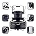 LED Camping Gear Lantern Fan Gift – Cool Gadget Supplies & Tent Light Equipment Glamping Essentials Accessories – Best Portable Lamp for Men Women Kids Boy Scouts – Battery Powered (Not Included)